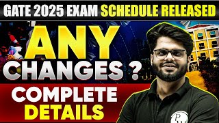 GATE 2025 Exam Schedule Released  IIT Roorkee Released Official Update [upl. by Ahtanaram103]