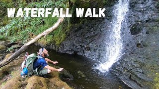 The highest waterfall in Carmarthenshire  The Valley of the Waterfall 4km walk in Cwm Rhaeadr [upl. by Meave]