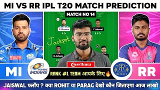 MI vs RR Dream11 Team MI vs RR Dream11 Prediction Mumbai Indians vs Rajasthan Royals IPL Team [upl. by Isteb531]