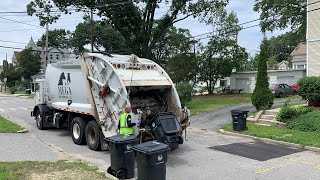 MEGA Garbage Truck on Pawtucket Trash [upl. by Leinehtan110]