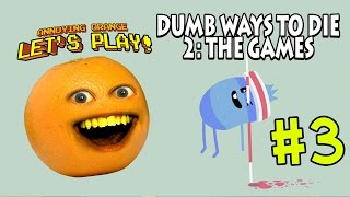 Annoying Orange Plays  Dumb Ways 2 THE GAMES 3 [upl. by Kinnie]