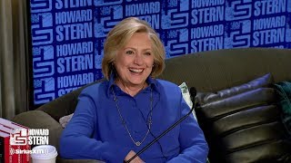 Hillary Clinton on the Howard Stern Show Pt 1 [upl. by Ecinue860]