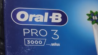 oralB pro 3 3000 electric toothbrush short review oralb electrictoothbrush oralbpro3 [upl. by Tull]