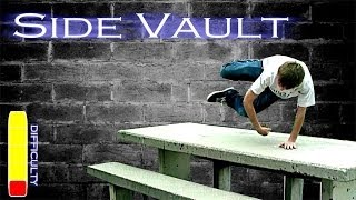 How to SIDE VAULT  Parkour Tutorial [upl. by Lionello]