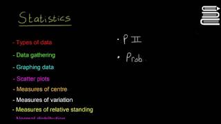 Leaving Cert Maths  Statistics 1  Intro [upl. by Brag517]