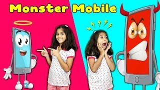 Paris Mobile Become Monster  Pai Playing Mobile Games Moral Story  Paris Lifestyle [upl. by Behm]