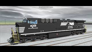 Railworks NS AC44C6M Horn 3Part [upl. by Ymmik]