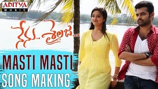 Masti Masti Song Making Video  Nenu Sailaja Telugu Movie  Ram Keerthy SureshDevi Sri Prasad [upl. by Aun120]