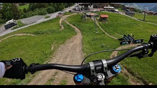 Tschäck The Ripper Bikepark Brandnertal 2024 [upl. by Pinkerton424]