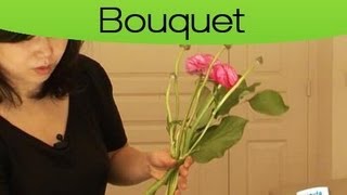 Réaliser un bouquet de fleurs maison [upl. by Aiva]