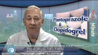 Heart Minute  Pantoprazole Lacks Clopidogrel Interaction [upl. by Roxanna]