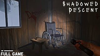 Shadowed Descent  Full Game  Abandoned Cursed Village  Psychological Horror Game [upl. by Kassey119]