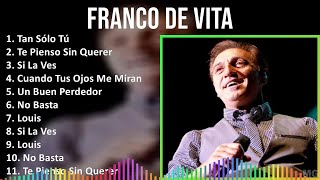 Franco de Vita 2024 MIX Las Mejores Canciones  Tan Sólo Tú Te Pienso Sin Querer Si La Ves Cu [upl. by Eilloh234]