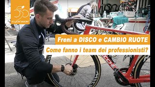 Freni a disco e cambio ruote come fanno i team prof [upl. by Caresa225]