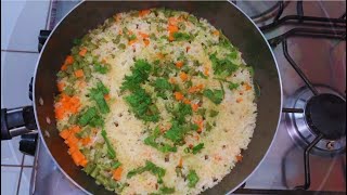 Arroz com cenoura e vagem [upl. by Aciretal]