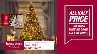 Home Store  More  Christmas Tree Lights All Half Price [upl. by Julianna]