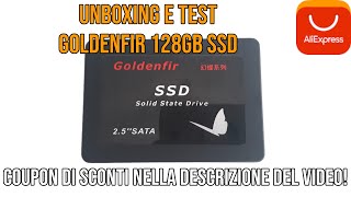 Unboxing Goldenfir 128GB SSD da AliExpress Goldenfir SSD Store Prova Windows e Linux Xubuntu [upl. by Thaddus]