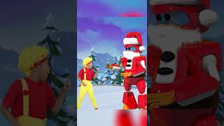 Robot Santas Christmas Gifts With Mini DB  D Billions shorts db [upl. by Qiratla]