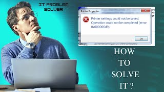 HOW TO SOLVER PRINTER SHARING ERROR  PRINTER SERVER COULD NOT BE SAVED 0X000006d9 IN 2 MINT IT PRO [upl. by Ahrendt633]