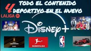 Este es el CONTENIDO DEPORTIVO que tendrá el NUEVO DISNEY PLUS [upl. by Sucramrej]