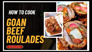 Goan Beef Roulades🥵 Goan Recipe Goan Growth konkanivlog goanstyle food [upl. by Nirehs]