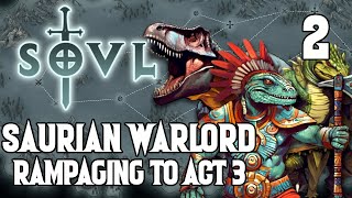 Munching on Hordes of Rats  Saurian Warlord 2 SOVL  Difficulty 7  Warhammer Tabletop Roguelike [upl. by Rennane]