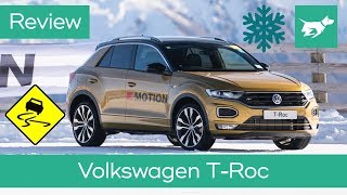 Volkswagen TRoc 2019 review – on snow and ice [upl. by Alleroif]