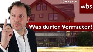 10 Dinge die euer Vermieter nicht darf aber trotzdem macht  Rechtsanwalt Christian Solmecke [upl. by Nevek764]