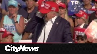 Donald Trump injured in shooting at Pennsylvania rally [upl. by Renard]