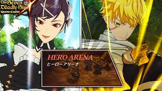 TOG COLLAB UNITS DESTROY HERO ARENA  Seven Deadly Sins Grand Cross [upl. by Ahseinad895]