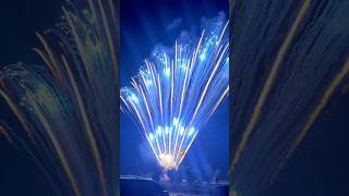 12quot inch 130s Blue Fireworks Fan Cake jeetonfireworks 吉腾12寸130发扇形组合 [upl. by Ateikan368]