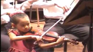 12 Anna Lee 6 years old plays Paganini Violin Concerto [upl. by Benisch231]