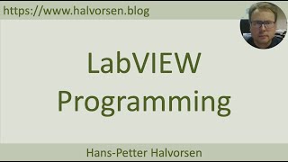 LabVIEW Programming [upl. by Bindman]