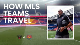 How an MLS team Travels  DC United vs New York Red Bulls [upl. by Beckie688]