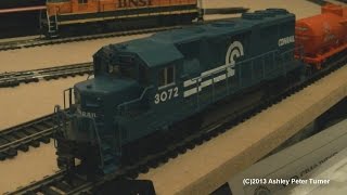 Bachmann EMD GP402 Diesel Locomotive Conrail 3072 HO Scale Review HD [upl. by Mahgem]