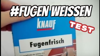 Fugen frisch weissen mit Knauf Fugenfrisch [upl. by Anees]