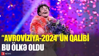 quotAvroviziya2024quotün qalibi bu ölkə oldu [upl. by Warfield195]