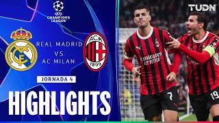 HIGHLIGHTS  Real Madrid vs Milan  UEFA Champions League 2425  TUDN [upl. by Filberte566]