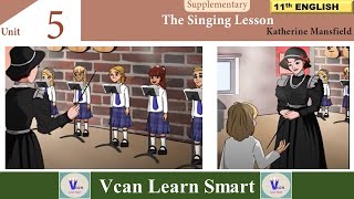 The Singing Lessontamil Katherine Mansfield 11th standard unit 5 Supplementary [upl. by Anaiad]