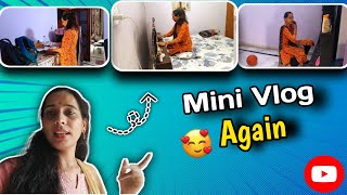 Aaj 1 Naya minini vlog dal diya 🥰☺️☺️😊  mini vlog  vinitarani4274 [upl. by Anyaj]