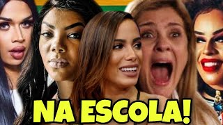 ANITTA LUDMILLA CARMINHA GLORIA GROOVE BETTINA E LIA CLARK NA ESCOLA [upl. by Tabitha]