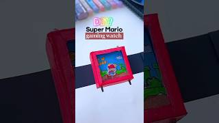 DIY super Mario gaming watch 🍄 shorts tonniartandcraft youtubeshorts craft diy art [upl. by Ahtabat]