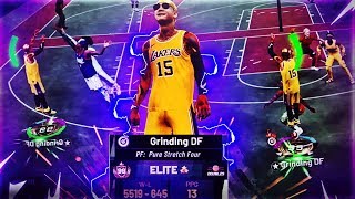 USING MY 99 OVERALL STRETCH BIG FOR THE FIRST TIME 99 OVERALL GRINDING DF BEST BUILD NBA 2K19 [upl. by Malachi258]