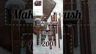 Makeup brush set under 200 review shorts shortsvideo [upl. by Eiral]