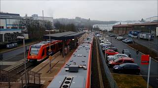 Meinerzhagen Bahnhof mit RB 25 Oberbergische Bahn [upl. by Ehcar]