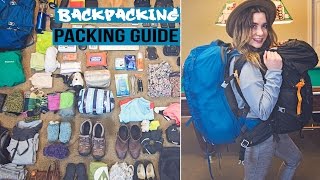 Backpacking Travel Packing Guide [upl. by Mccully]