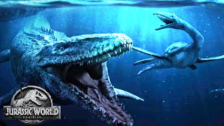 The Mosasaurus Fight Scene In Jurassic World Dominion  Why It Works [upl. by Ahseneuq577]