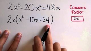 Factoring Quadratic Expressions Pt 2 [upl. by Peckham]