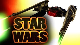 LEGO STAR WARS EPISODE 8  THE LAST JEDI  KYLO RENS TIE FIGHTER [upl. by Mongeau]