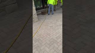 HOW TO SEAL BRICK PAVERS WETLOOK SEALER BEST SEALER ON THE PLANET SURE BRICK SEALERS GAME CHANGER [upl. by Enogitna516]